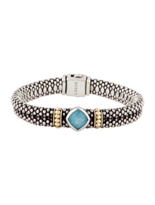 Lagos Topaz Caviar Link Bracelet