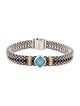 Lagos Topaz Caviar Link Bracelet