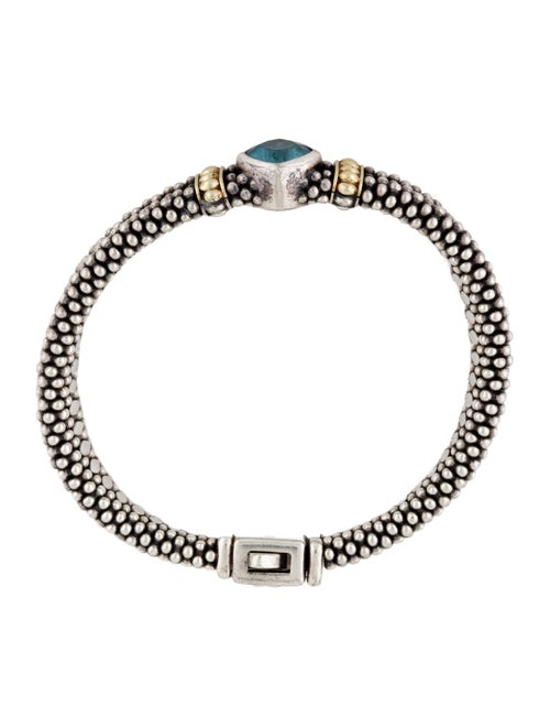 Lagos Topaz Caviar Link Bracelet