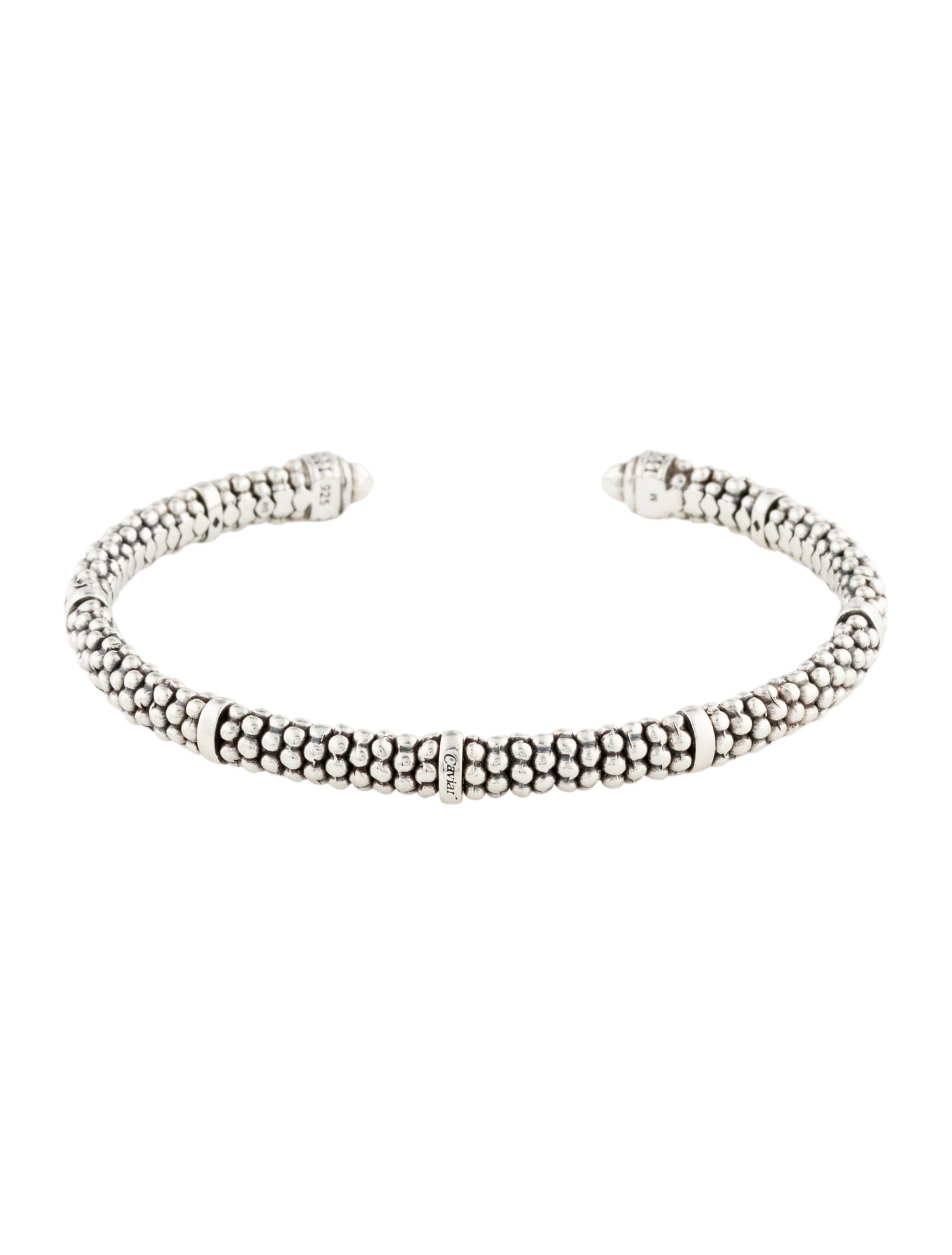 RRL & Co. Hammered Cuff Bracelet - Sterling Silver Cuff