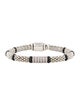 Lagos Black Six Station Diamond Caviar Bracelet