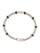 Lagos Black Six Station Diamond Caviar Bracelet