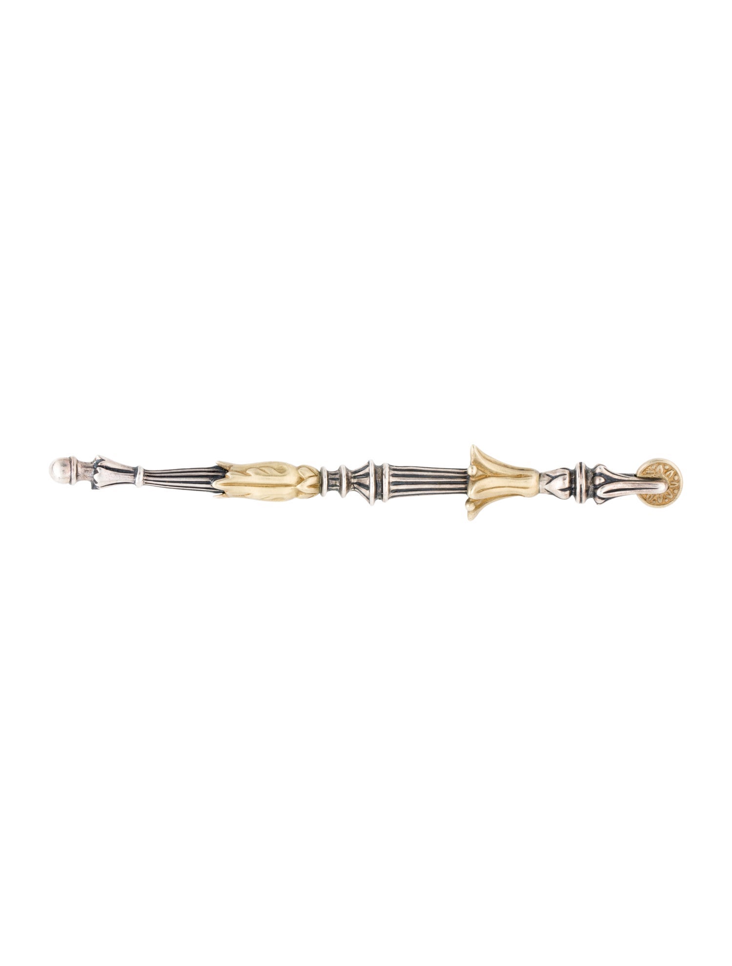 Lagos Two-Tone Arcadian Bar Brooch