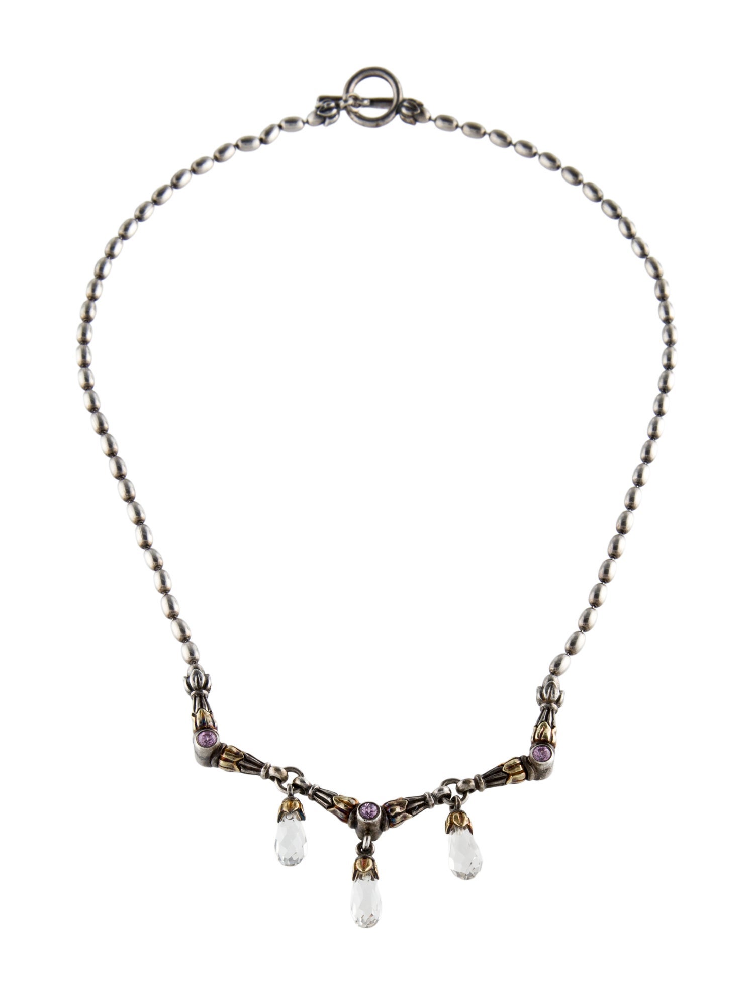 Lagos Sapphire, Quartz & Topaz Arcadian Collar Necklace