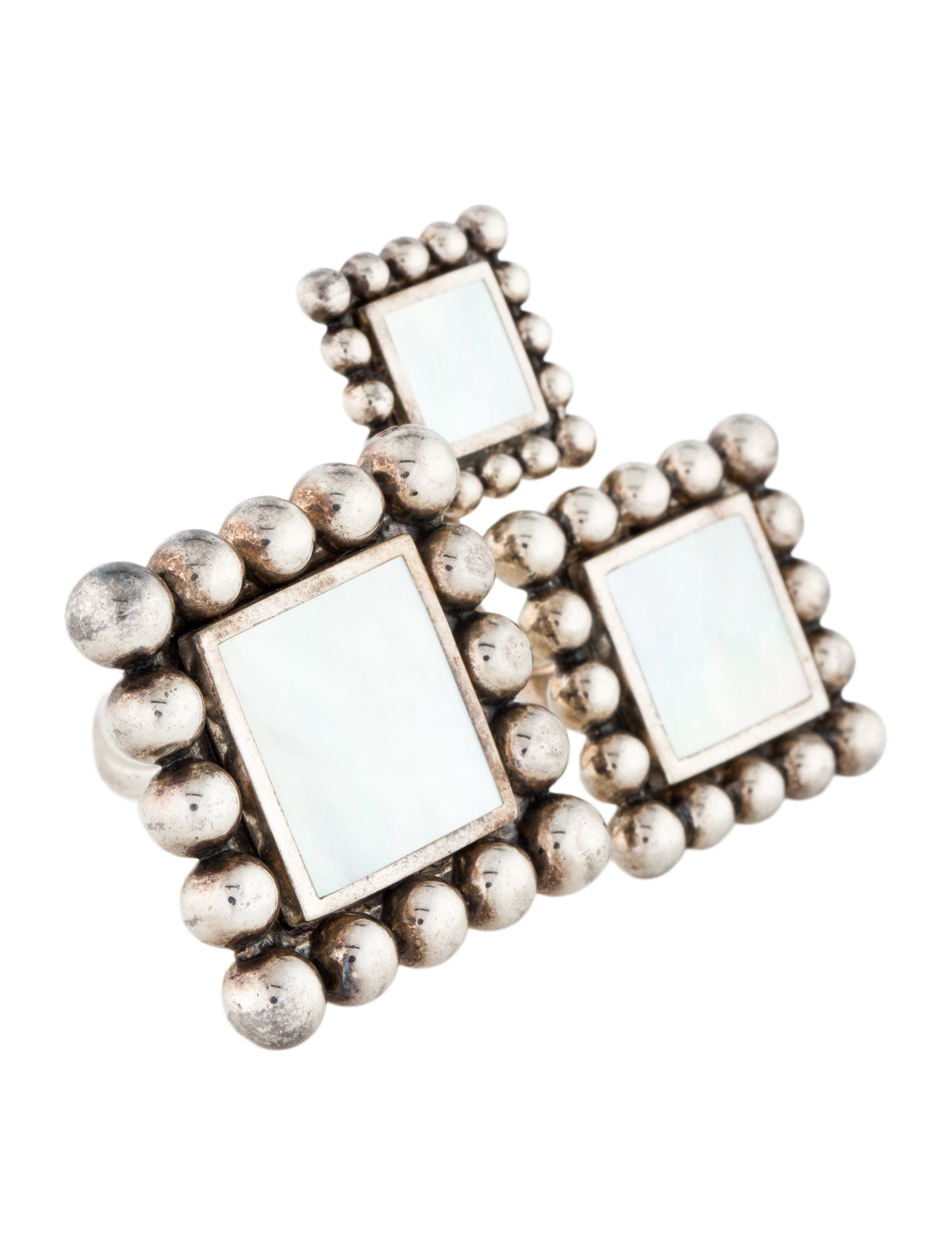 Lagos Mother of Pearl 3 Piece Ring