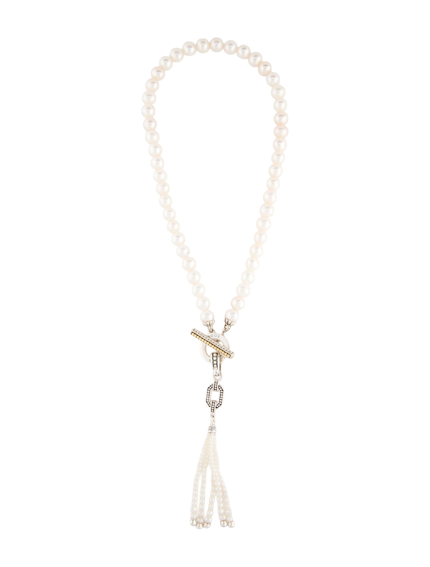 Lagos Pearl Luna Tassel Necklace