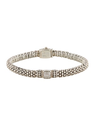 Lagos Diamond Caviar Station Bracelet