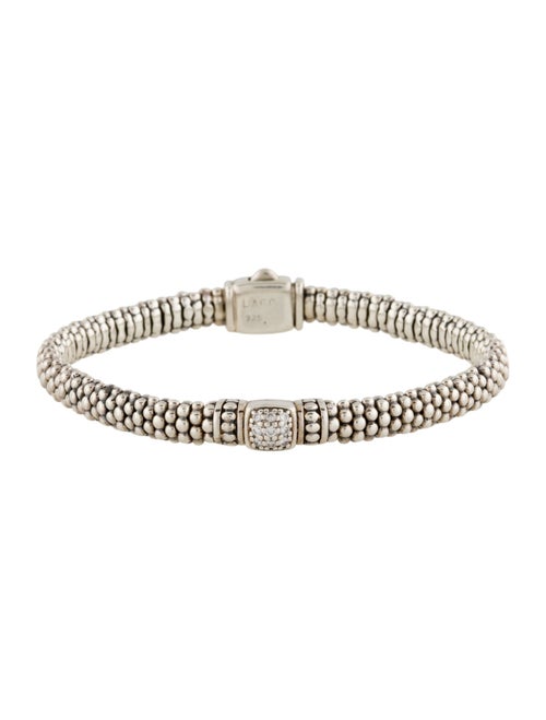 Lagos Diamond Caviar Station Bracelet