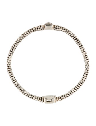 Lagos Diamond Caviar Station Bracelet