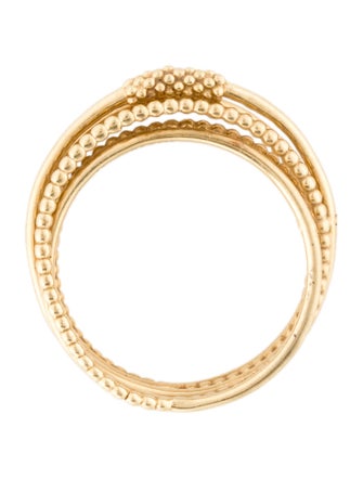 Lagos 18K Multi-Row Crossover Band