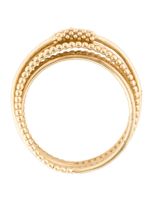 Lagos 18K Multi-Row Crossover Band