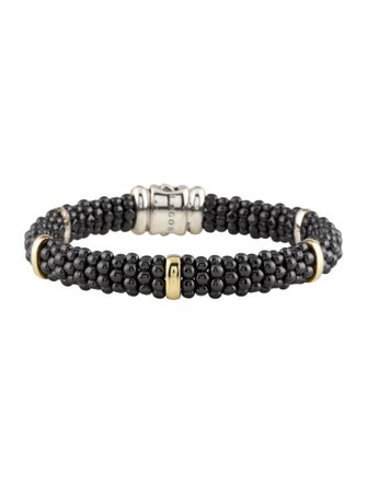 Lagos Two-Tone Caviar Station Bracelet
