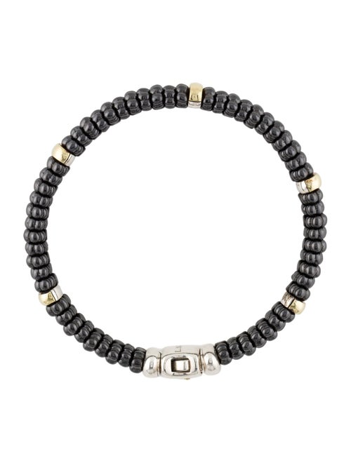 Lagos Two-Tone Caviar Station Bracelet