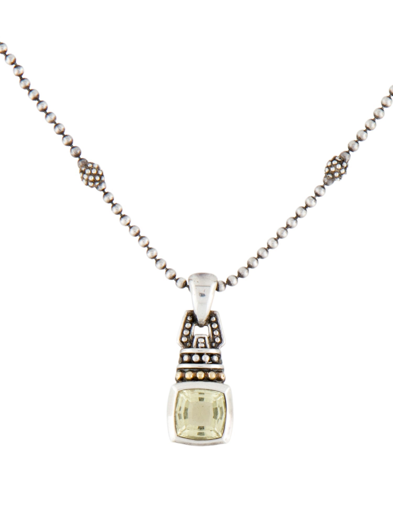 Lagos Citrine Pendant Necklace