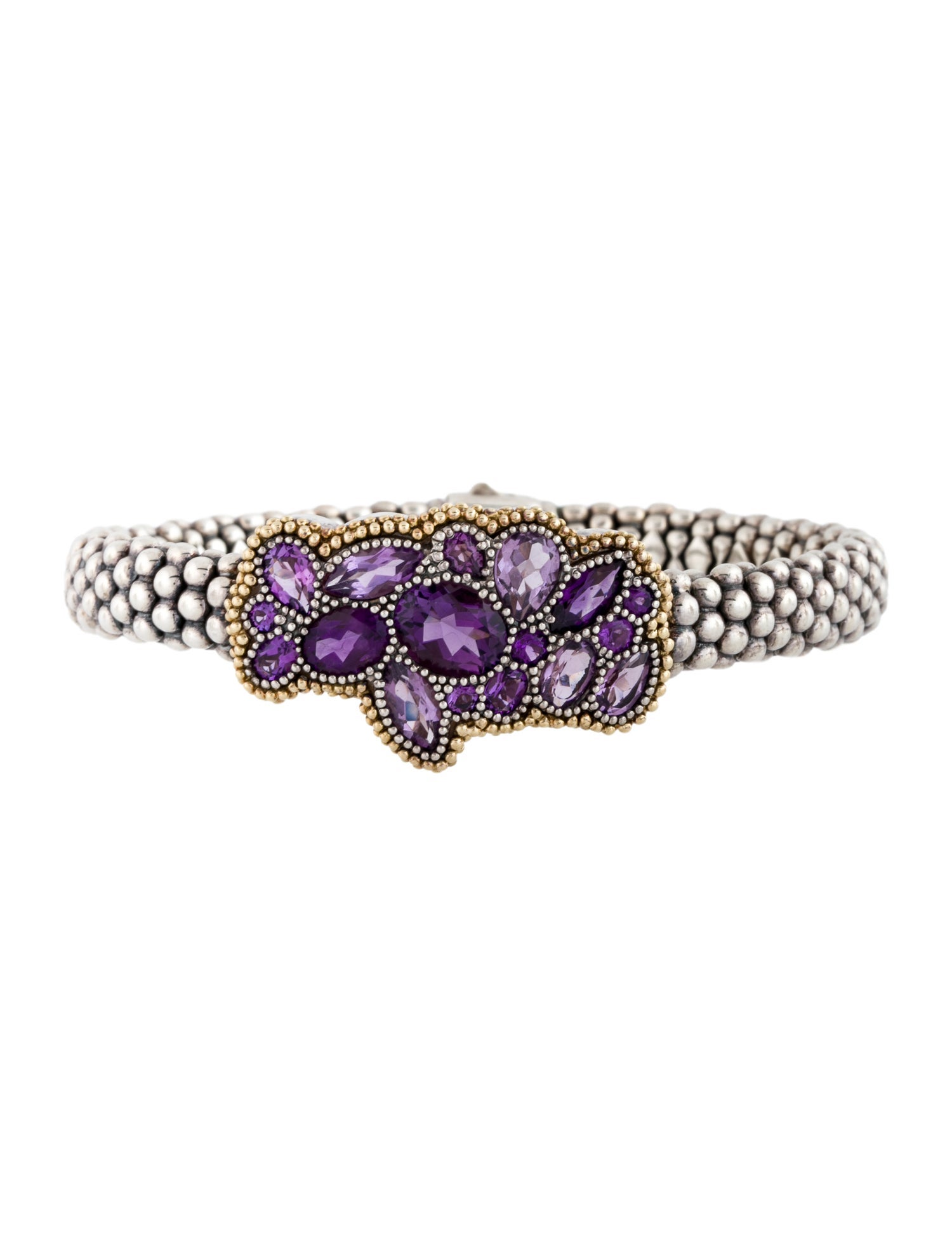 Lagos Amethyst Ombré Caviar Bracelet