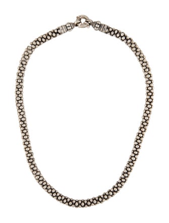 Lagos Caviar Beaded Chain Necklace
