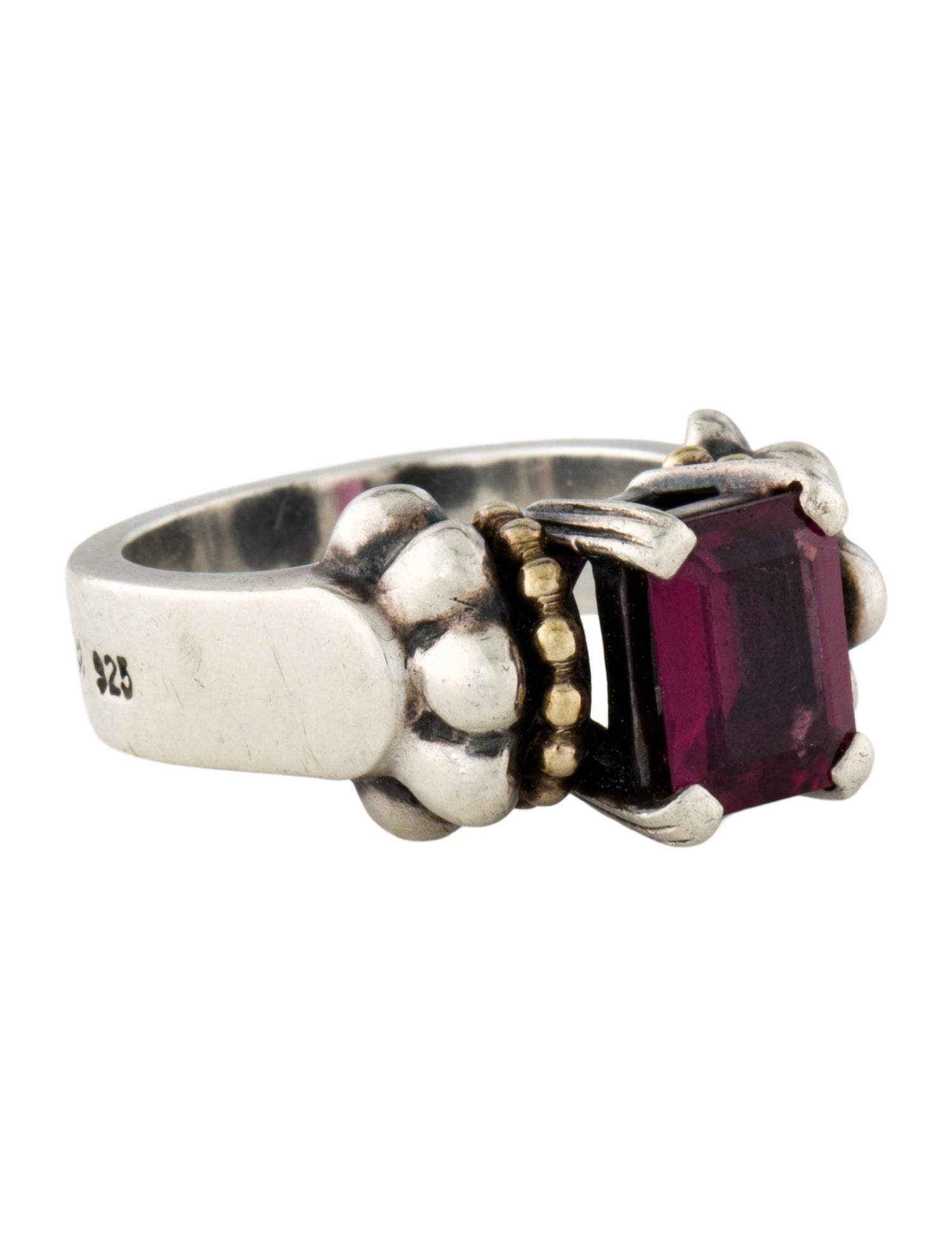 Lagos Rhodolite Garnet Glacier Cocktail Ring