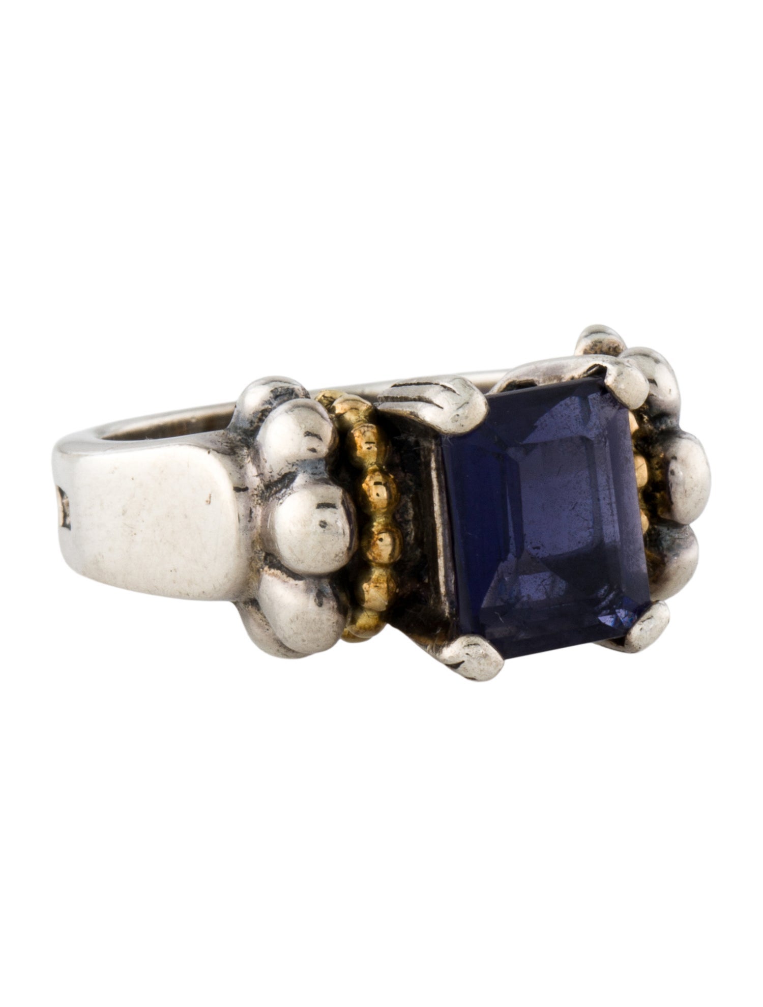 Lagos Iolite Cocktail Ring
