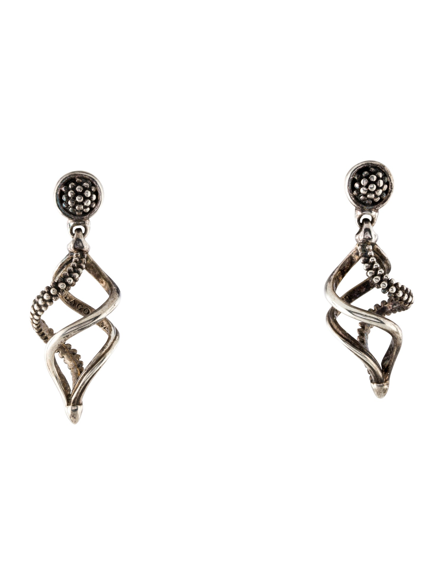 Lagos Swirl Drop Earrings