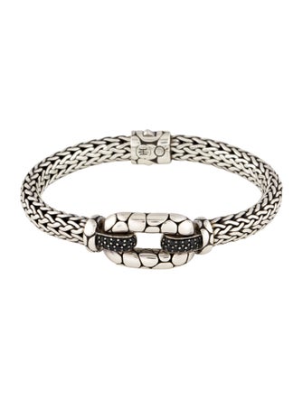 John Hardy Sapphire Kali Pebble Station Bracelet