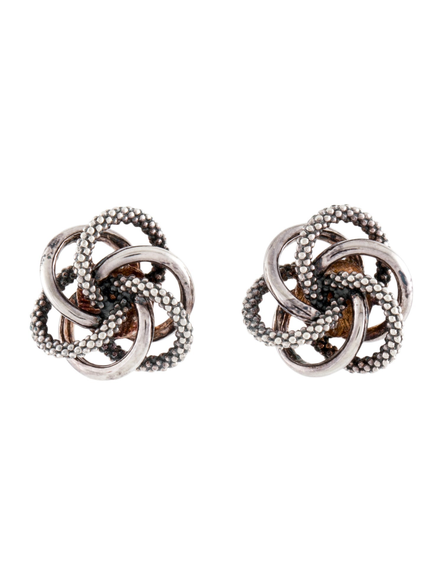 Lagos Large Love Knot Stud Earrings