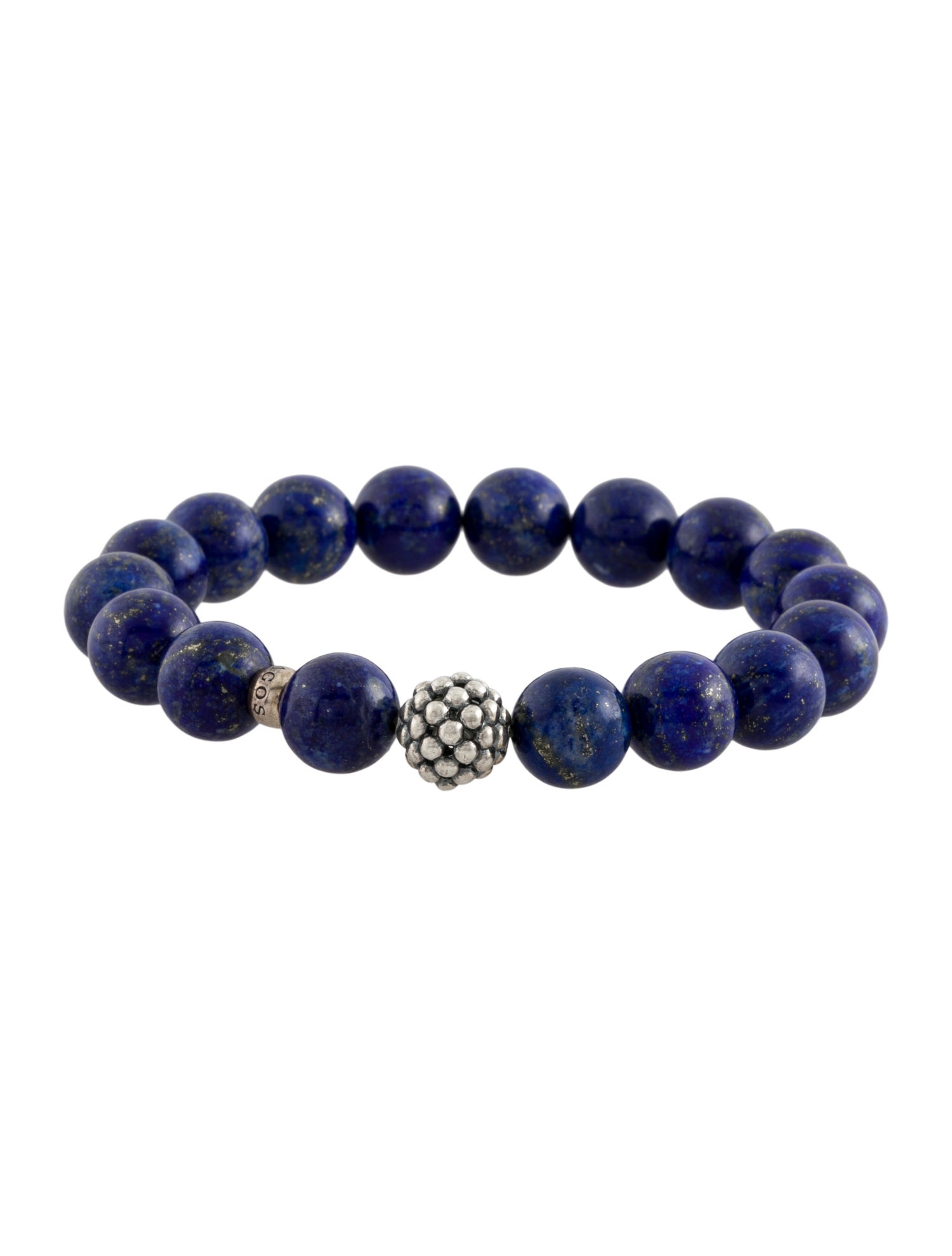Lagos Lapis Lazuli Maya Bead Bracelet