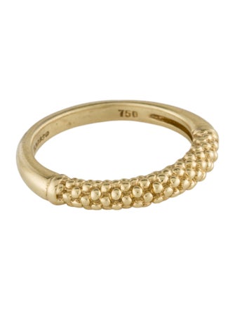 Lagos 18K Caviar Beaded Stacking Ring