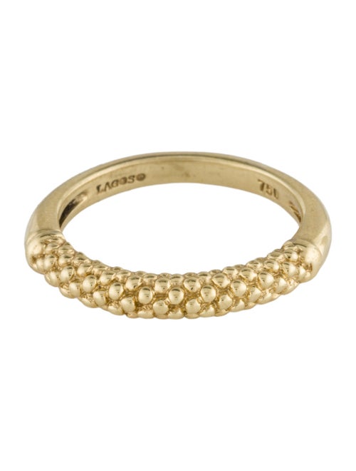 Lagos 18K Caviar Beaded Stacking Ring