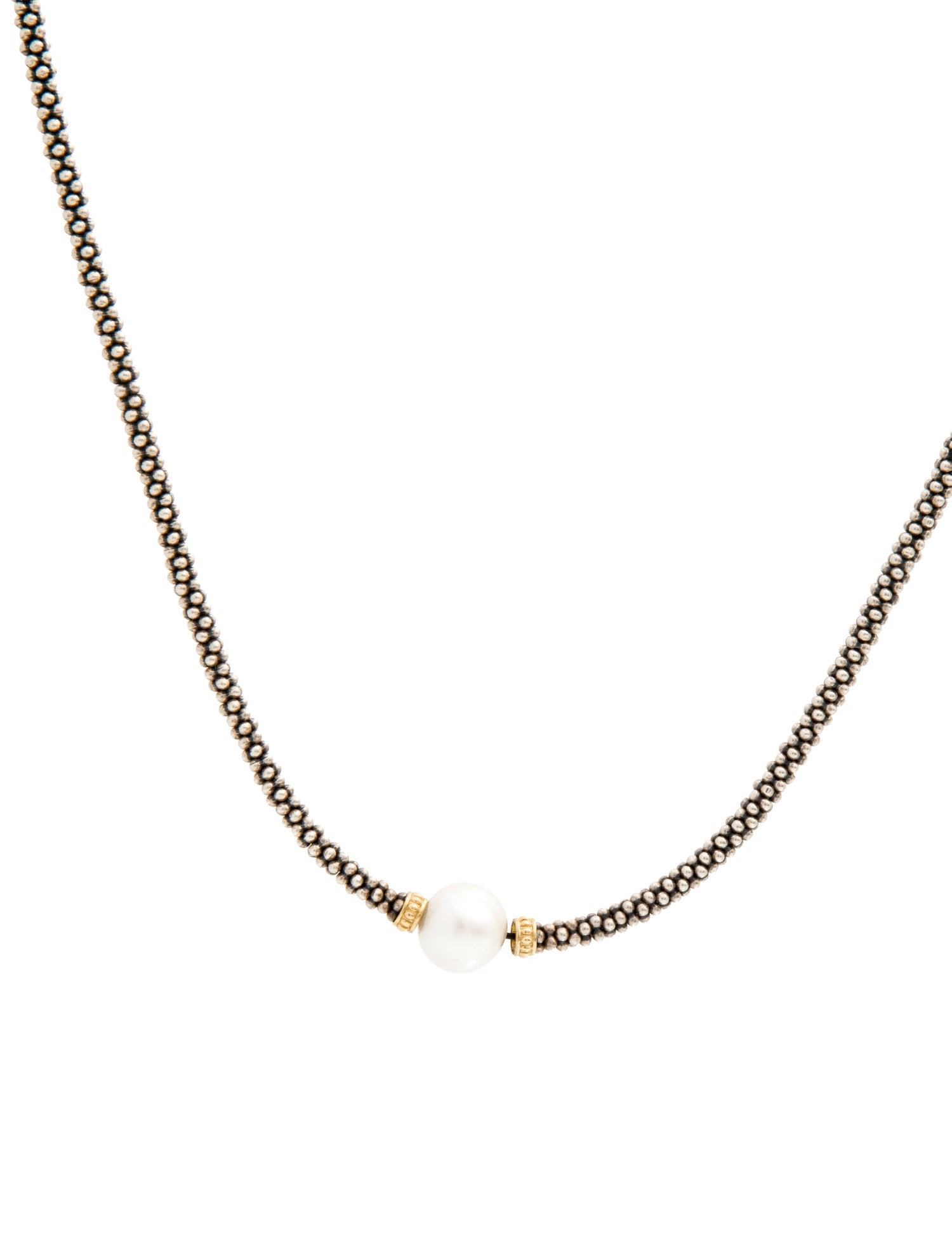Lagos Pearl Caviar Pendant Necklace