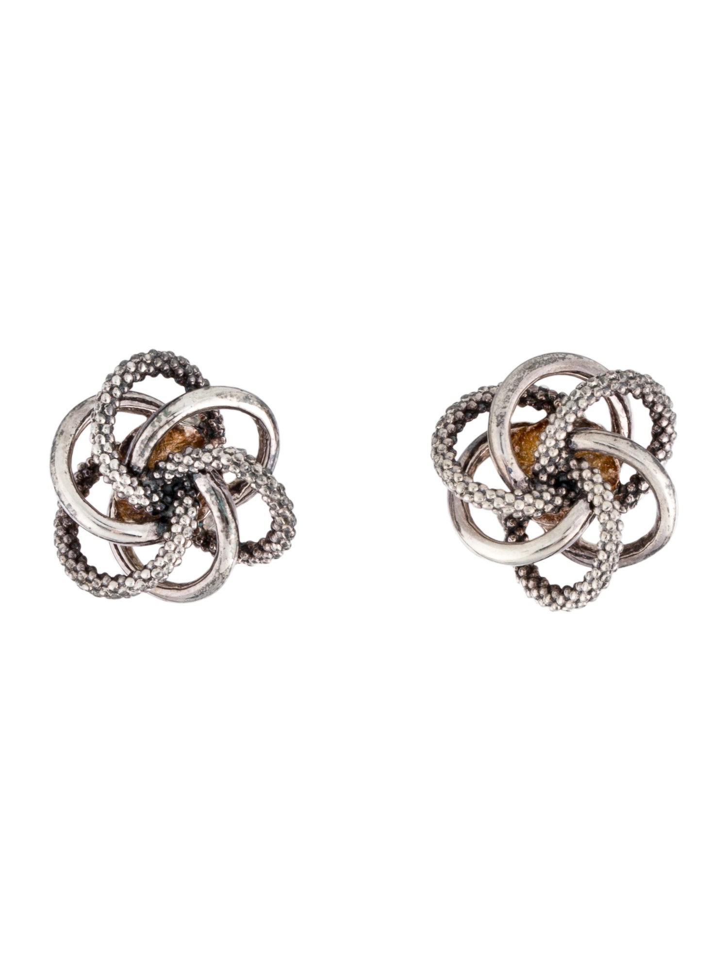 Lagos Large Love Knot Stud Earrings