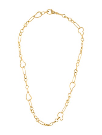 Lagos 18K Caviar Station Link Chain Necklace
