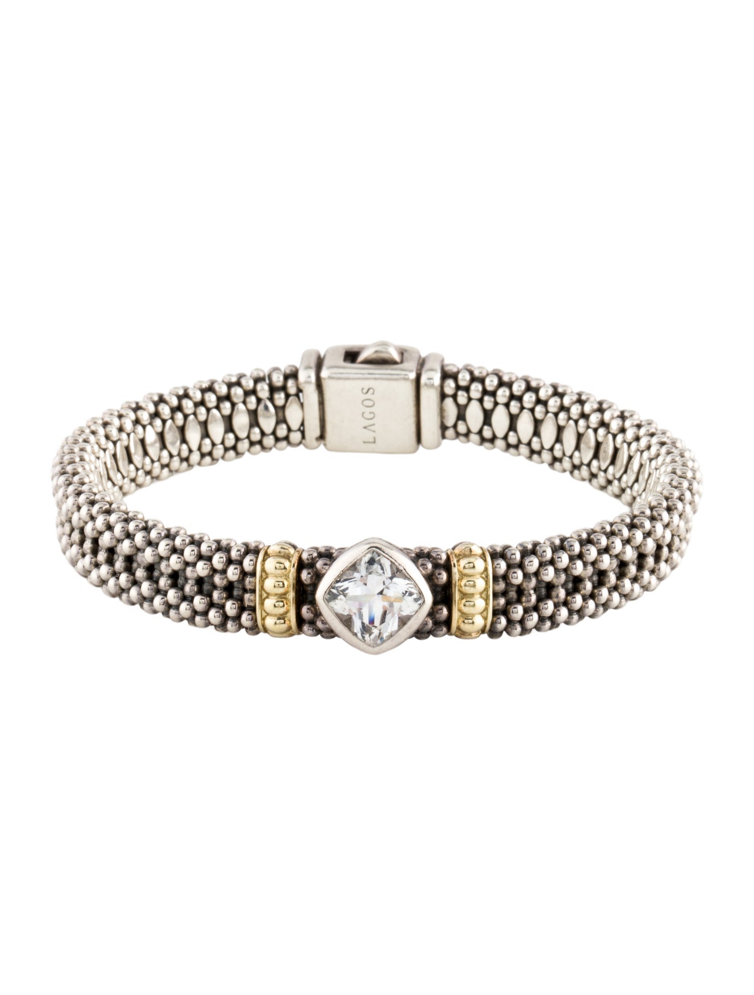 Lagos Topaz Caviar Station Bracelet