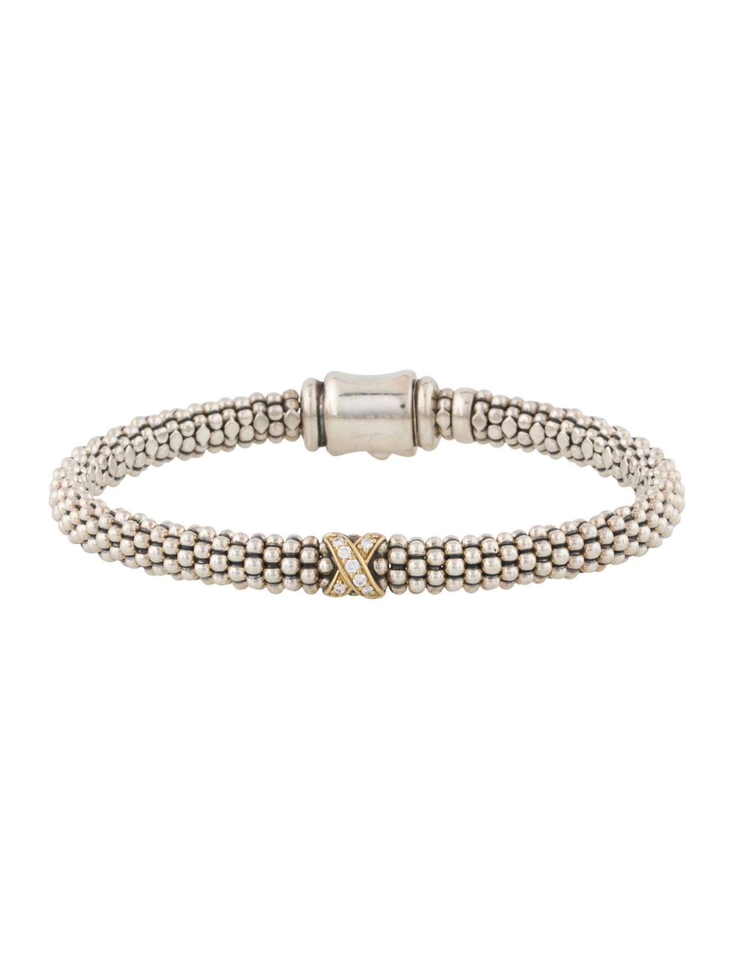 Lagos Diamond Single Station X Bracelet