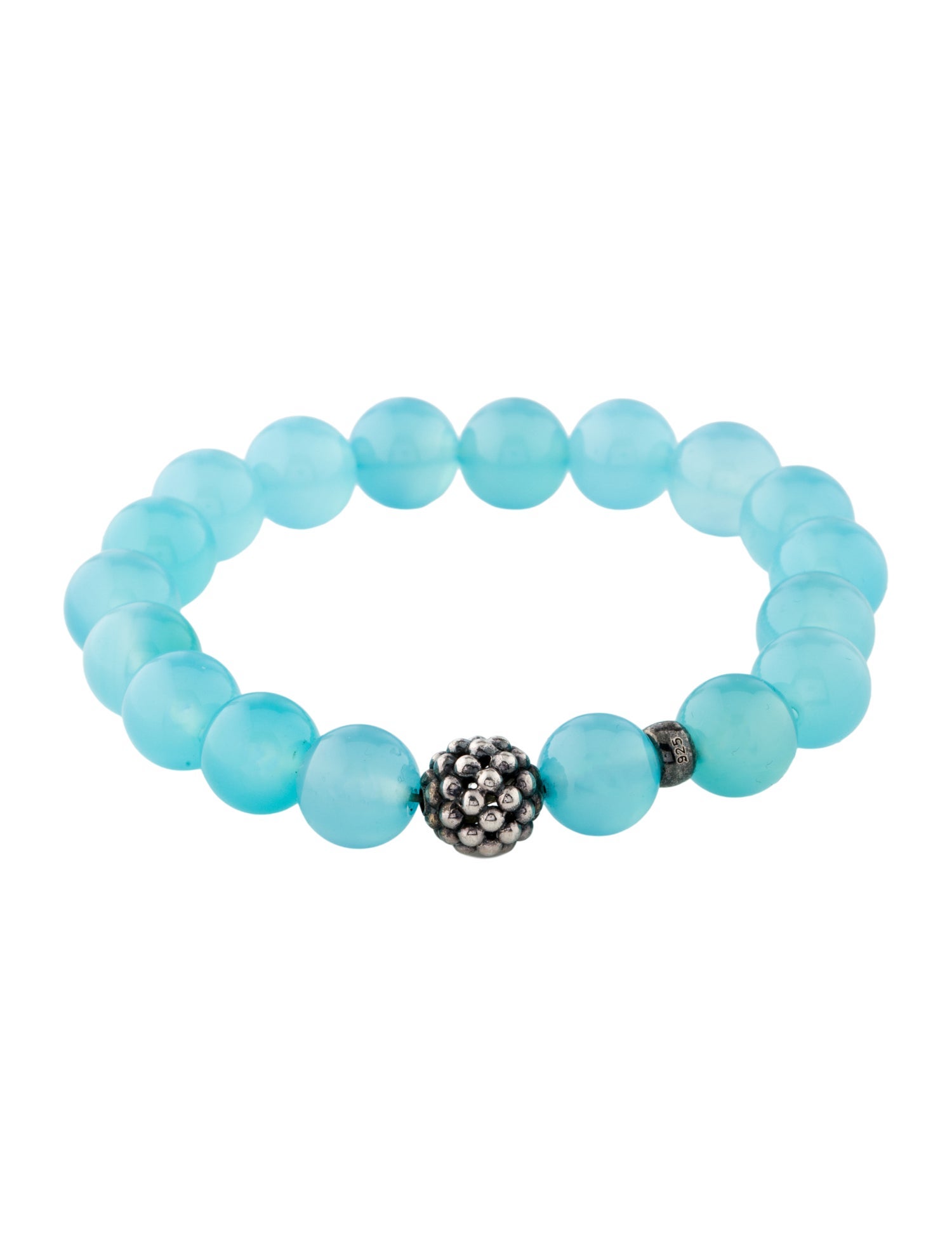 Lagos Chalcedony Bead Station Bracelet