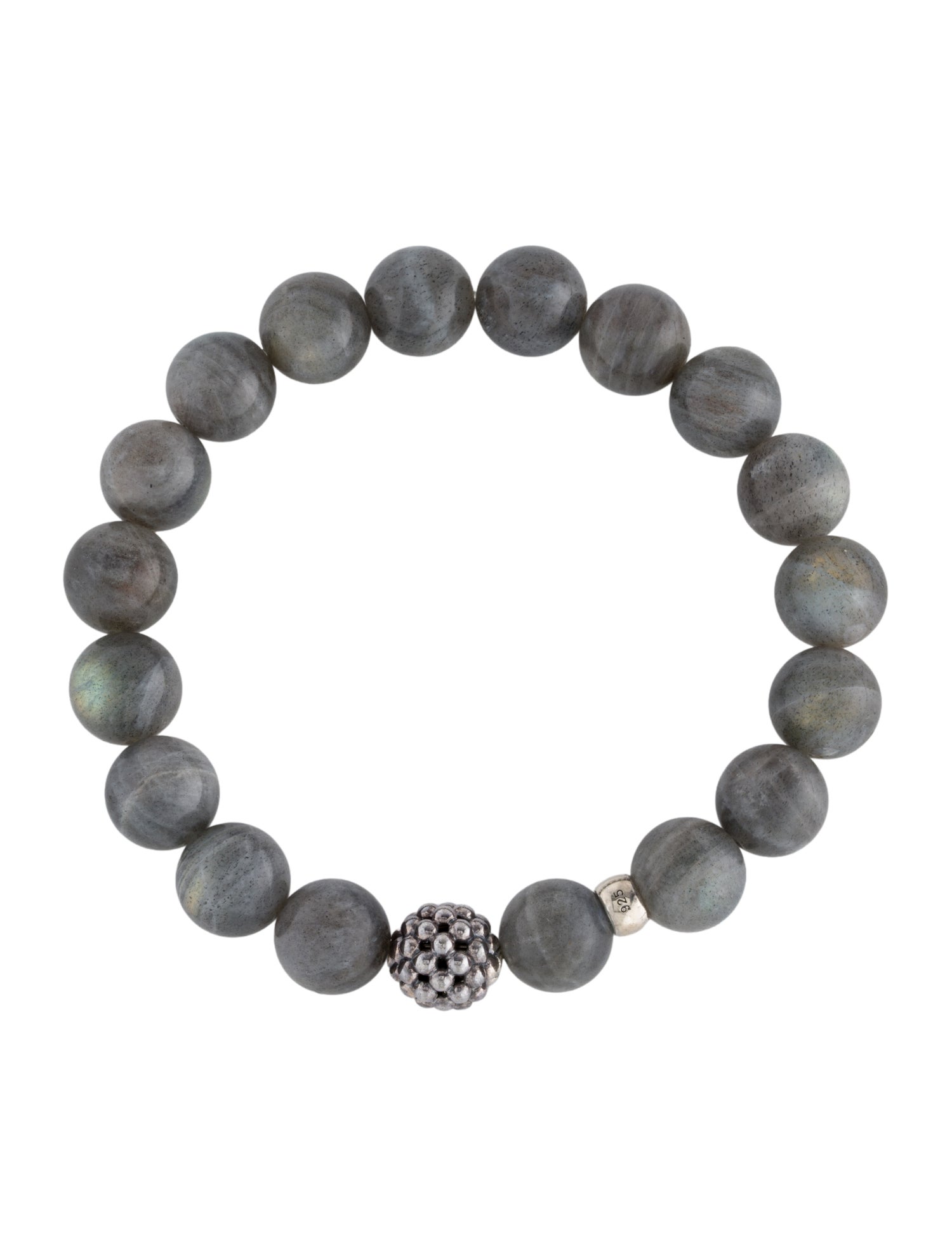 Lagos Labradorite Station Bead Bracelet