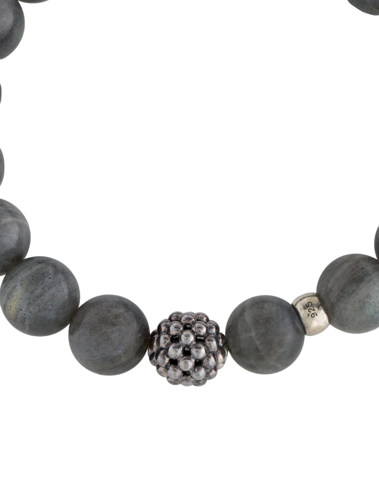 Lagos Labradorite Station Bead Bracelet