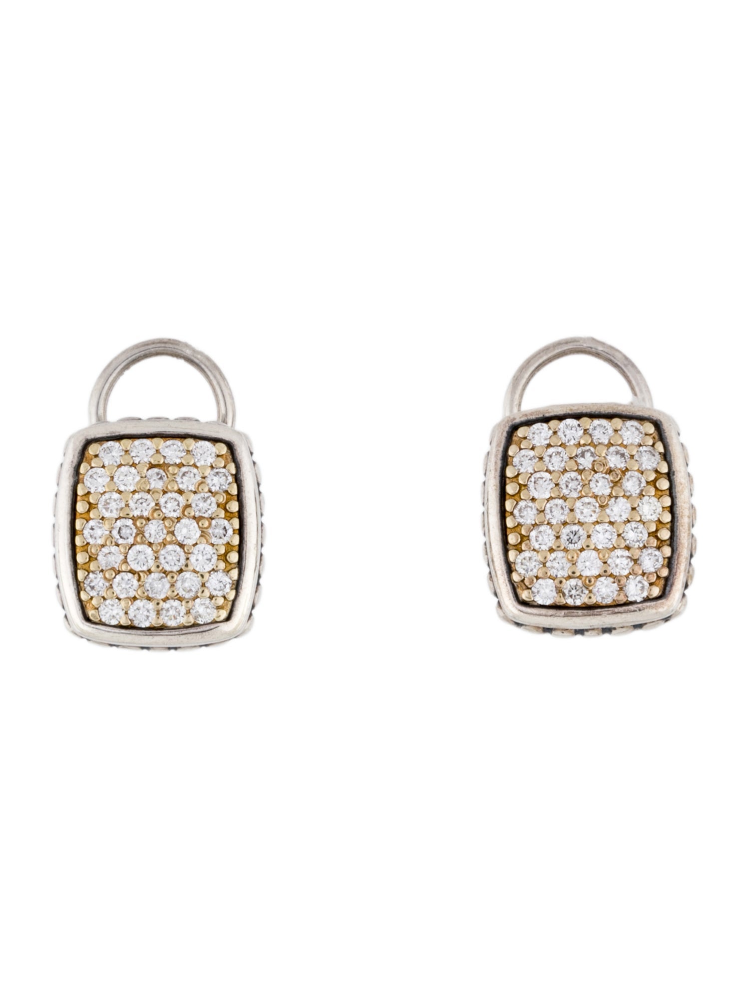 Lagos 1.24ctw Diamond Clip-On Earrings