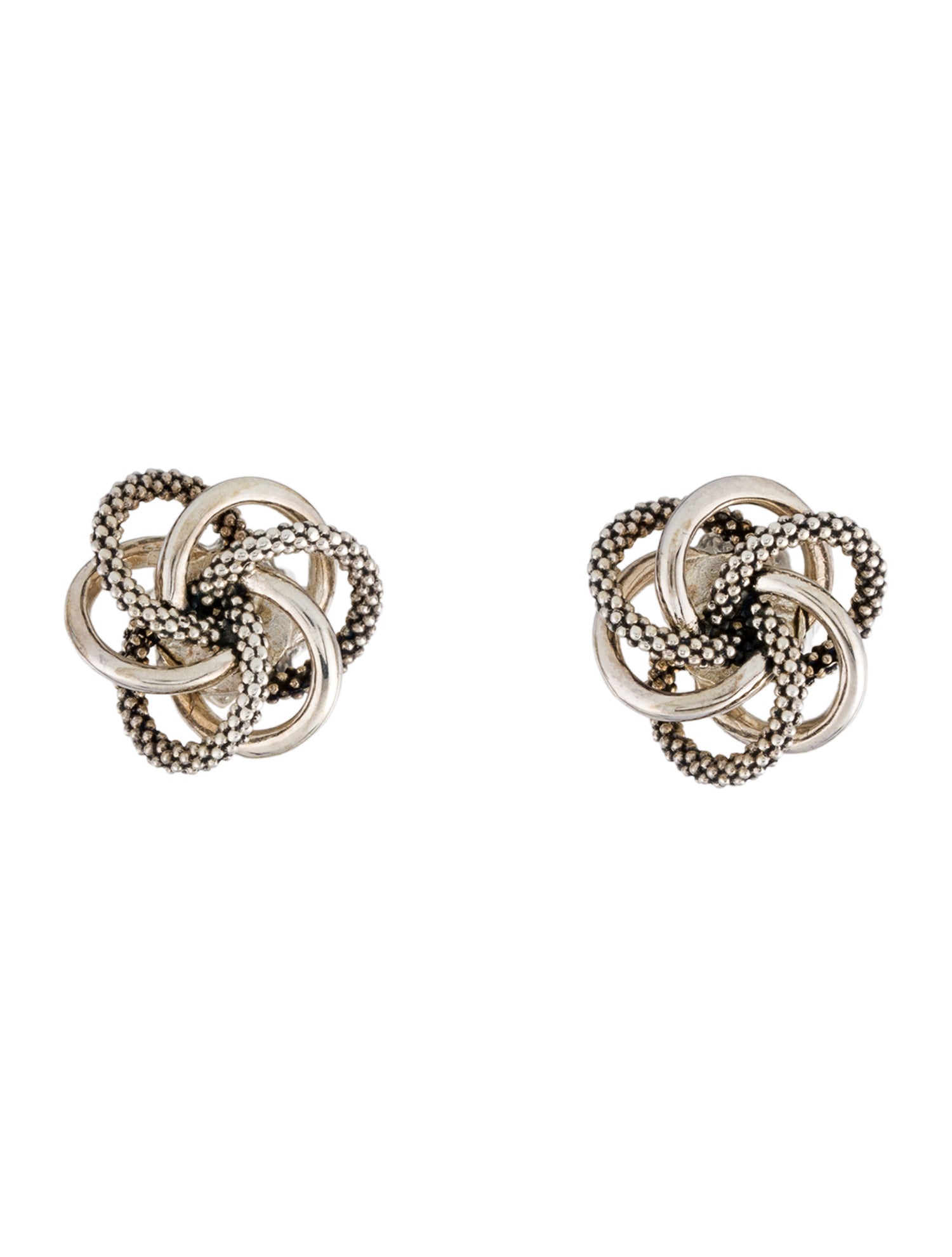 Lagos Love Knot Stud Earrings