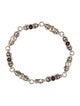 Lagos Two-Tone Amethyst Link Bracelet