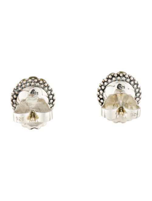 Lagos Quartz & Diamond Stud Earrings