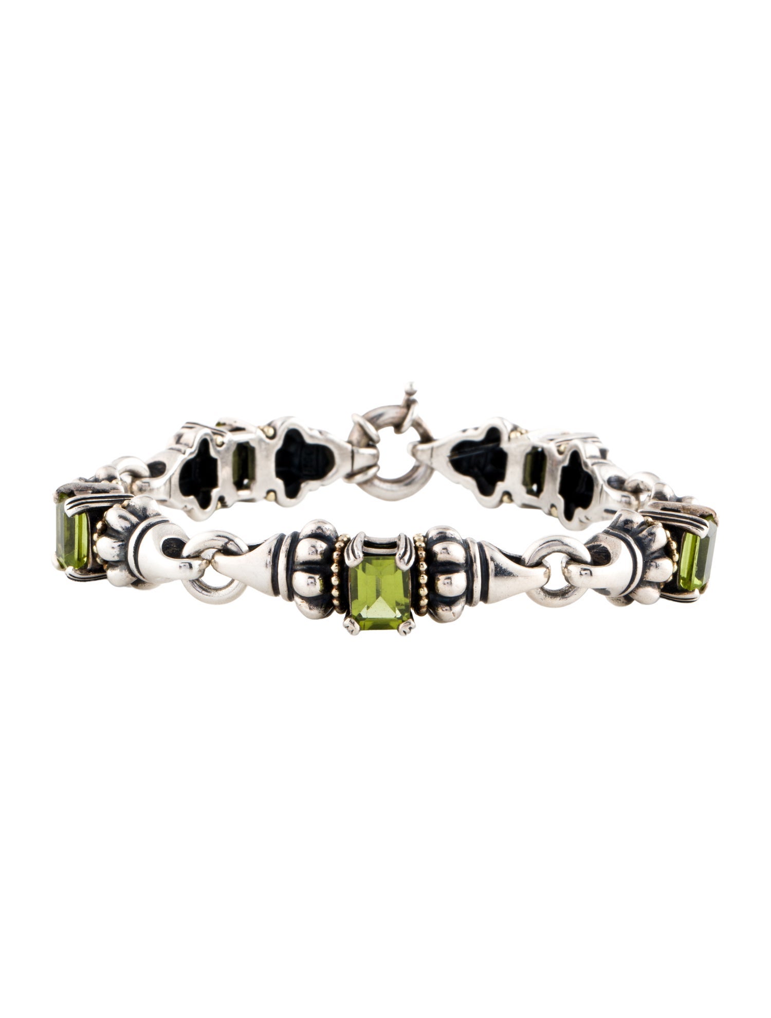 Lagos Peridot Glacier Station Bracelet