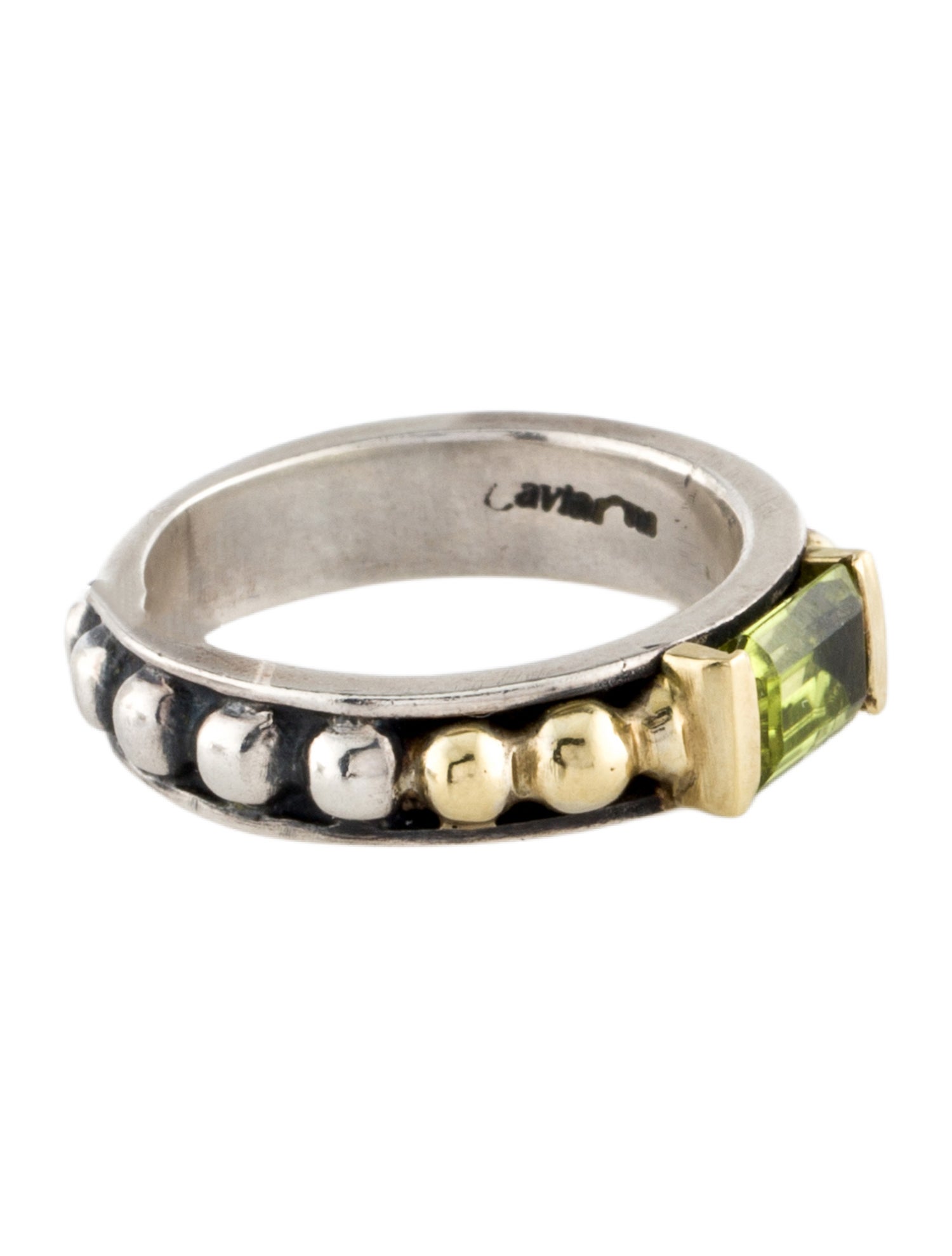 Lagos Peridot Caviar Band
