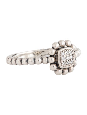 Lagos Cocktail Ring Diamond Square 6.75