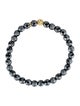 Lagos 18K Hematite Caviar Station Bead Bracelet