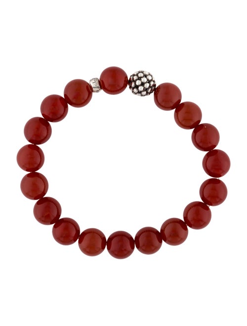 Lagos Carnelian Maya Bead Bracelet