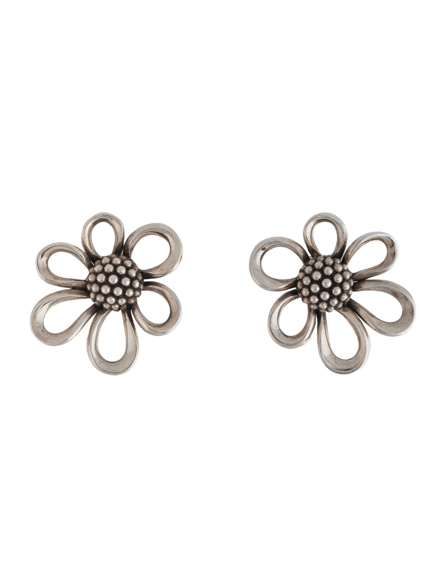 Lagos Daisy Flower Stud Earrings