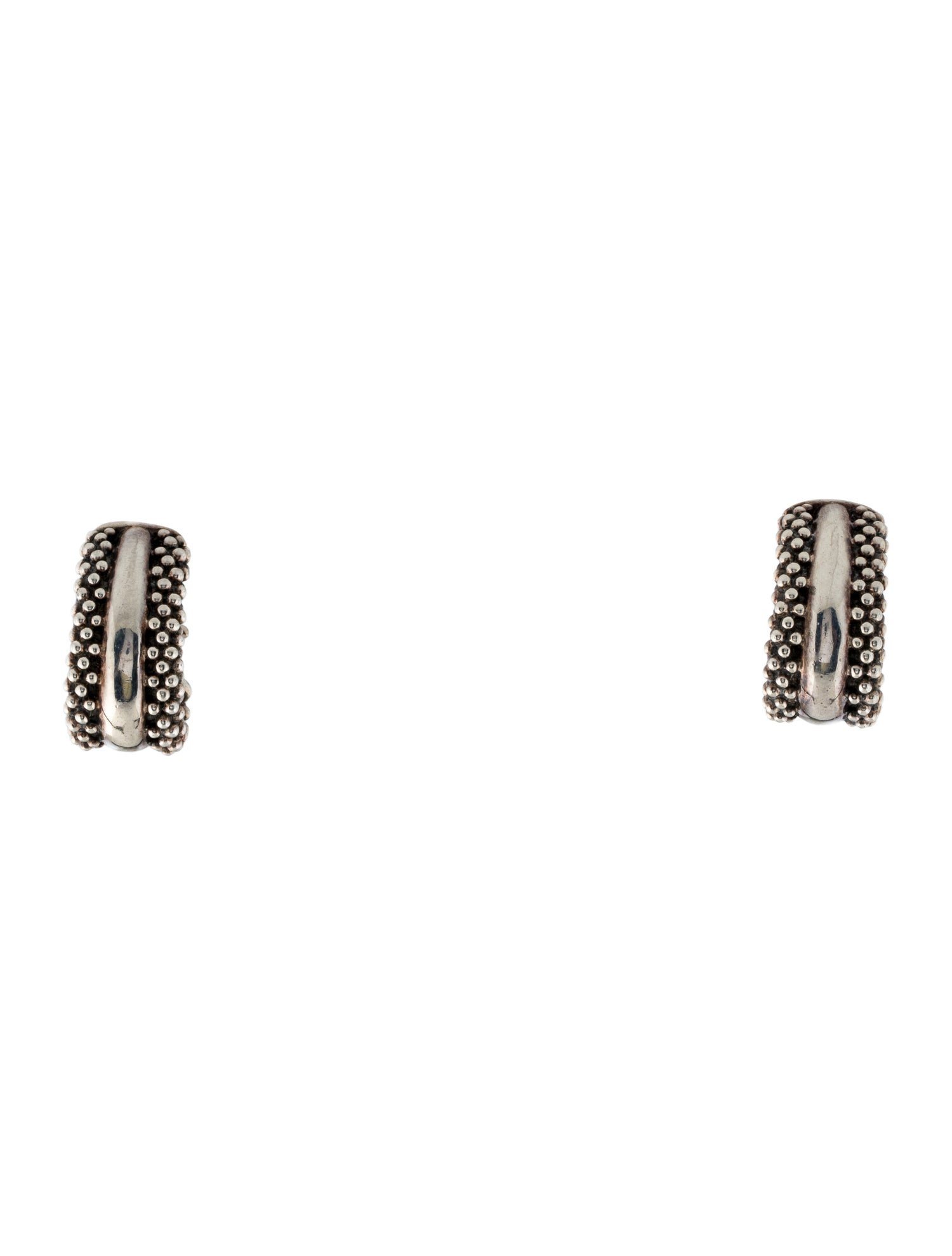 Lagos Caviar Huggie Earrings