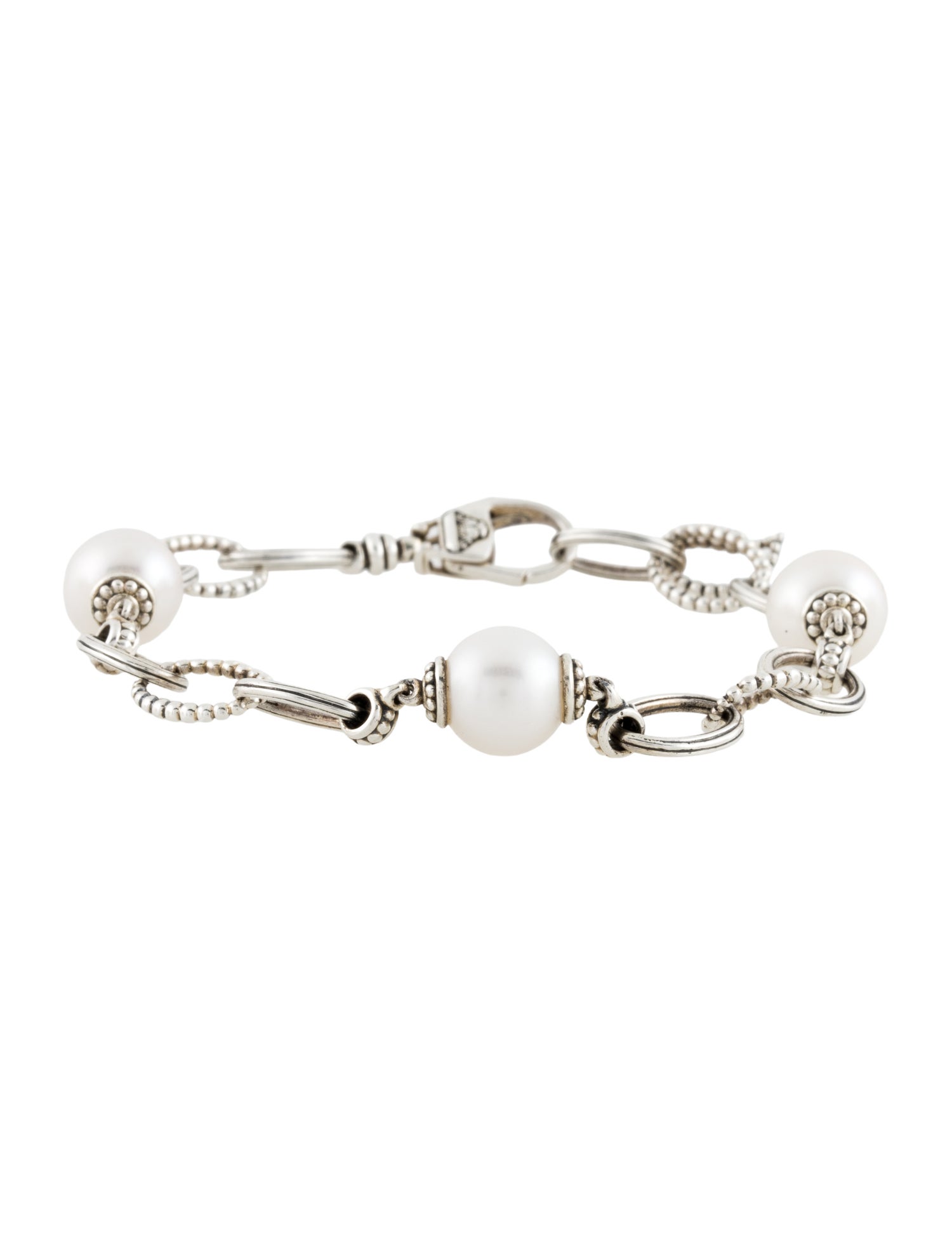 Lagos Pearl Caviar Station Bracelet