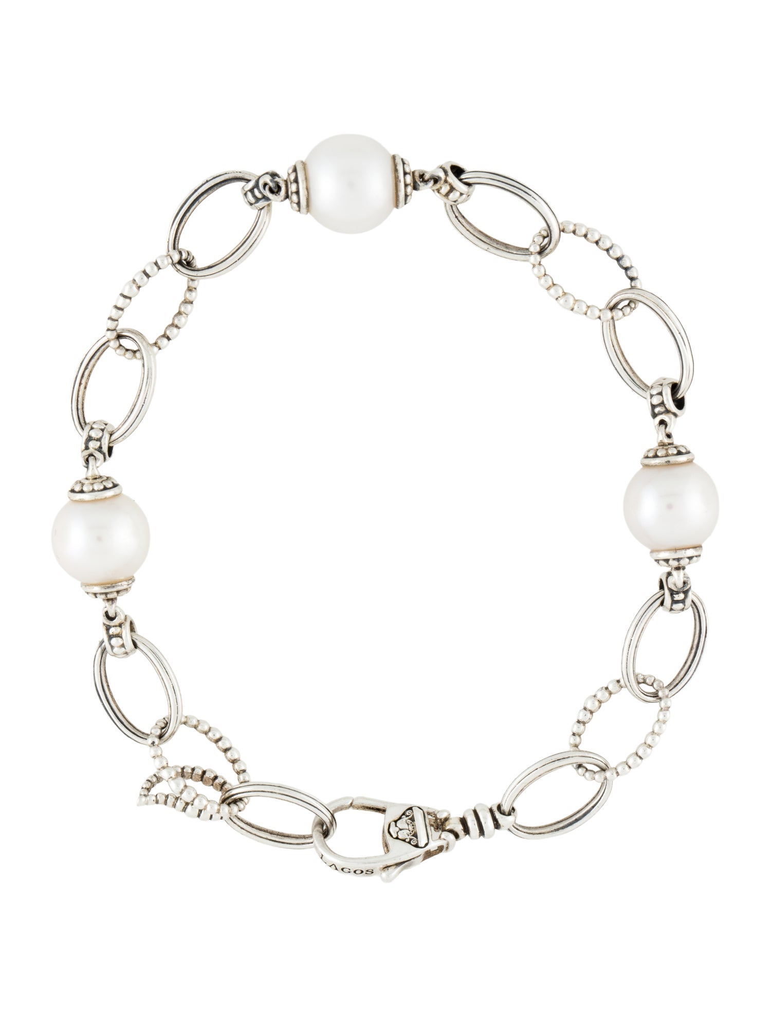 Lagos Pearl Caviar Station Bracelet