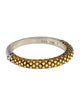 Lagos Two-Tone Signature Caviar Beaded Stacking Ring